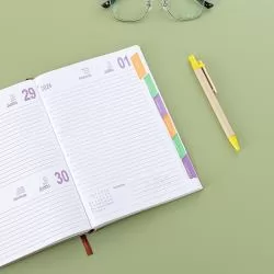Agenda Couro Sintético 2024 Personalizada Agenda Couro Sintético 2024 Personalizada