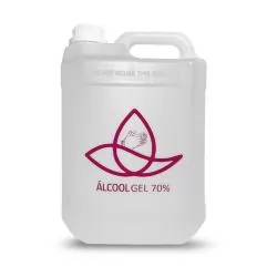 Álcool Gel 70% Antisséptico 5 Litros Personalizado Álcool Gel 70% Antisséptico 5 Litros Personalizado