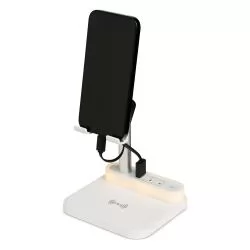 Base de Carregamento com Suporte Celular e Luminária Personalizado Base de Carregamento com Suporte Celular e Luminária Personalizado