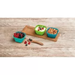 Base de mesa com 3 potes Personalizado