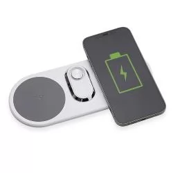 Base Dual Indução para Celulares e Iwatch Personalizado Base Dual Indução para Celulares e Iwatch Personalizado
