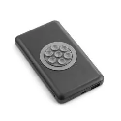Bateria portátil e carregador wireless em alumínio 4.000 mAh Personalizada Bateria portátil e carregador wireless em alumínio 4.000 mAh Personalizada