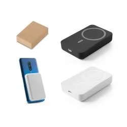 Bateria portátil em ABS 100% reciclado 10.000 mAh Personalizada Bateria portátil em ABS 100% reciclado 10.000 mAh Personalizada