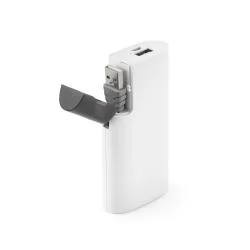 Bateria portátil em ABS com bateria polímero de lítio 4.000 mAh Personalizada Bateria portátil em ABS com bateria polímero de lítio 4.000 mAh Personalizada