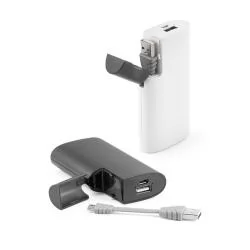 Bateria portátil em ABS com bateria polímero de lítio 4.000 mAh Personalizada Bateria portátil em ABS com bateria polímero de lítio 4.000 mAh Personalizada