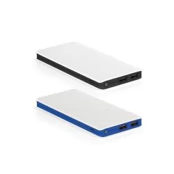 Bateria portátil em ABS com LED 10.000 mAh Personalizada Bateria portátil em ABS com LED 10.000 mAh Personalizada