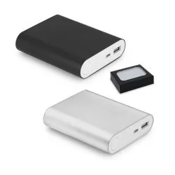 Bateria portátil em alumínio e bateria de lítio 8.000 mAh Personalizada Bateria portátil em alumínio e bateria de lítio 8.000 mAh Personalizada
