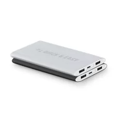 Bateria portátil em alumínio e bateria em lítio 7.200 mAh Personalizada Bateria portátil em alumínio e bateria em lítio 7.200 mAh Personalizada