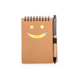 Bloco de Anotações com Autoadesivos e Caneta Personalizado Bloco de Anotações com Autoadesivos e Caneta Personalizado