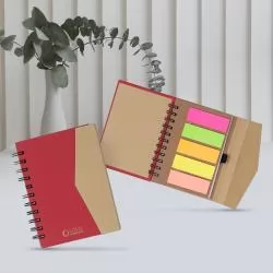 Bloco de Anotações Ecológica com Autoadesivos Personalizado Bloco de Anotações Ecológica com Autoadesivos Personalizado