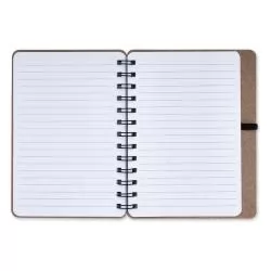 Bloco de Anotações Kraft B6 com Porta Caneta Personalizado Bloco de Anotações Kraft B6 com Porta Caneta Personalizado