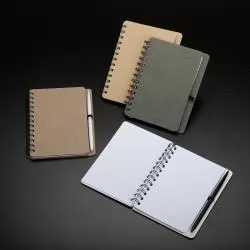 Bloco de Anotações Kraft B6 com Porta Caneta Personalizado Bloco de Anotações Kraft B6 com Porta Caneta Personalizado