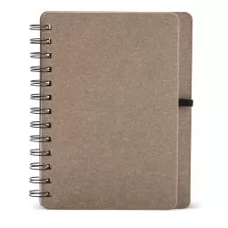 Bloco de Anotações Kraft B6 com Porta Caneta Personalizado Bloco de Anotações Kraft B6 com Porta Caneta Personalizado