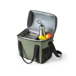 Bolsa térmica almofadada em poliéster reciclado (100% rPET) Personalizada Bolsa térmica almofadada em poliéster reciclado (100% rPET) Personalizada