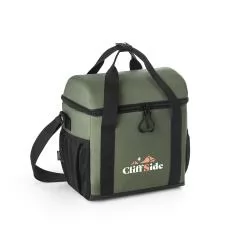 Bolsa térmica almofadada em poliéster reciclado (100% rPET) Personalizada Bolsa térmica almofadada em poliéster reciclado (100% rPET) Personalizada