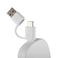 Cabo USB Retrátil 3 em 1 Personalizado Cabo USB Retrátil 3 em 1 Personalizado