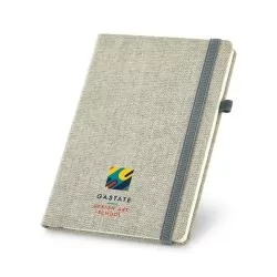 Caderneta A5 com Capa em Tecido Personalizada Caderneta A5 com Capa em Tecido Personalizada