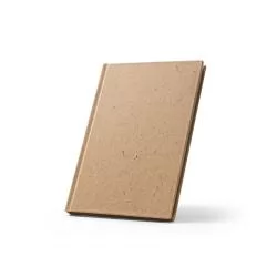 Caderneta A5 em casca de coco (60%) e trapos de algodão (40%) Personalizada Caderneta A5 em casca de coco (60%) e trapos de algodão (40%) Personalizada