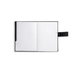 Caderneta A5 em Couro Sintético e Folhas Pautadas Personalizada Caderneta A5 em Couro Sintético e Folhas Pautadas Personalizada
