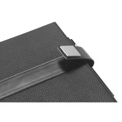 Caderneta A5 em Couro Sintético e Folhas Pautadas Personalizada Caderneta A5 em Couro Sintético e Folhas Pautadas Personalizada