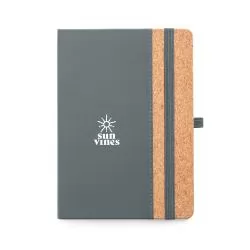 Caderneta com Detalhes em Cortiça Personalizada Caderneta com Detalhes em Cortiça Personalizada