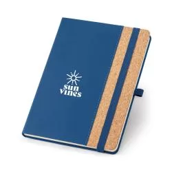 Caderneta com Detalhes em Cortiça Personalizada Caderneta com Detalhes em Cortiça Personalizada