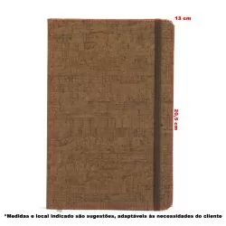 Caderneta Cortiça Personalizada Caderneta Cortiça Personalizada