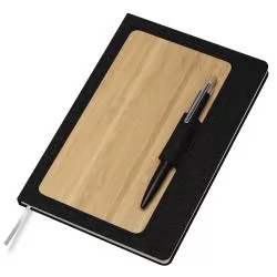 Caderneta em Bambu Personalizada Caderneta em Bambu Personalizada