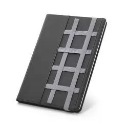 Caderneta em Couro Sintético Com Porta Celular Personalizada Caderneta em Couro Sintético Com Porta Celular Personalizada