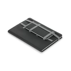 Caderneta em Couro Sintético Com Porta Celular Personalizada Caderneta em Couro Sintético Com Porta Celular Personalizada