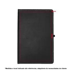Caderneta em Couro Sintético Personalizada Caderneta em Couro Sintético Personalizada