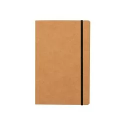 Caderneta em Kraft Quadriculado Personalizada Caderneta em Kraft Quadriculado Personalizada