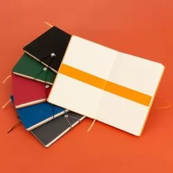 Caderneta Tipo Moleskine com Fecho Personalizada Caderneta Tipo Moleskine com Fecho Personalizada