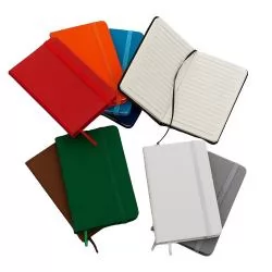 Caderneta tipo moleskine emborrachada Personalizada Caderneta tipo moleskine emborrachada Personalizada