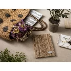 Caderno A5 Com Capa em Palha Natural Personalizado Caderno A5 Com Capa em Palha Natural Personalizado