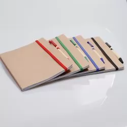 Caderno Ecológico com Caneta Personalizado Caderno Ecológico com Caneta Personalizado