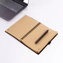 Caderno Ecológico com Caneta Personalizado Caderno Ecológico com Caneta Personalizado