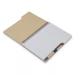 Caderno em papelão reciclável Personalizado Caderno em papelão reciclável Personalizado