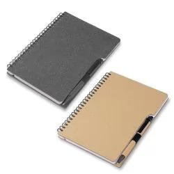 Caderno em papelão reciclável Personalizado Caderno em papelão reciclável Personalizado