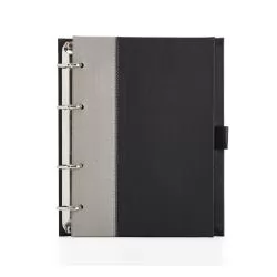 Caderno Fichário de Couro Sintético Personalizado Caderno Fichário de Couro Sintético Personalizado