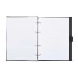 Caderno Fichário de Couro Sintético Personalizado Caderno Fichário de Couro Sintético Personalizado