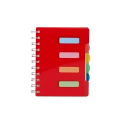 Caderno Pequeno com Divisórias Personalizado Caderno Pequeno com Divisórias Personalizado
