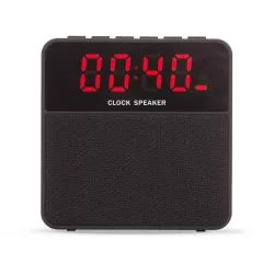 Caixa de Som Bluetooth com Relógio Digital Personalizada Caixa de Som Bluetooth com Relógio Digital Personalizada