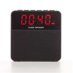 Caixa de Som Bluetooth com Relógio Digital Personalizada Caixa de Som Bluetooth com Relógio Digital Personalizada