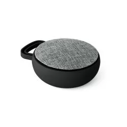 Caixa de som com microfone em ABS e tecido em poliéster Personalizada Caixa de som com microfone em ABS e tecido em poliéster Personalizada