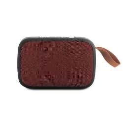 Caixa de som com microfone em ABS e tecido em poliéster Personalizada Caixa de som com microfone em ABS e tecido em poliéster Personalizada