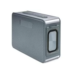 Caixa de som em ABS 100% reciclado com microfone Personalizada Caixa de som em ABS 100% reciclado com microfone Personalizada