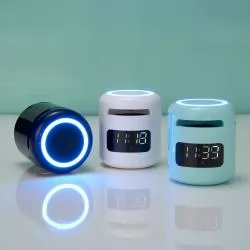 Caixa de Som Multimídia com Relógio Personalizada Caixa de Som Multimídia com Relógio Personalizada
