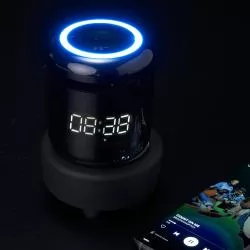 Caixa de Som Multimídia com Relógio Personalizada Caixa de Som Multimídia com Relógio Personalizada