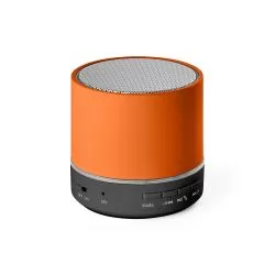 Caixa de som portátil com microfone, em ABS 100% reciclado Personalizada Caixa de som portátil com microfone, em ABS 100% reciclado Personalizada